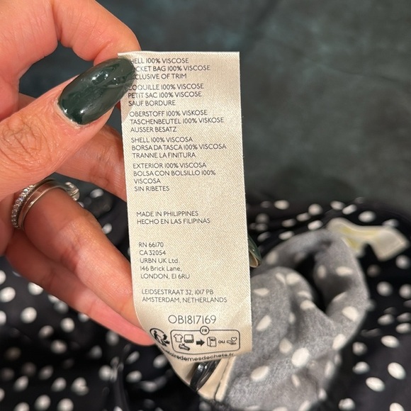 🔥NWT Anthropologie Polka Dot Maxi Skirt - Black and White🔥 - Picture 7 of 12